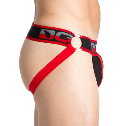 Karma Black Jock front view by Gigo Underwear