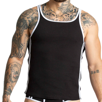 Khanal Black Tank by Gigo Underwear