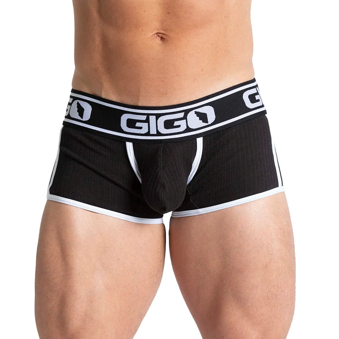 Khanal Black Trunk with a wide men’s underwear waistband