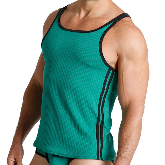 Khanal Green Tank by Gigo Underwear