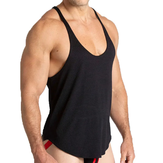 Lemon Black Tank by Gigo Underwear
