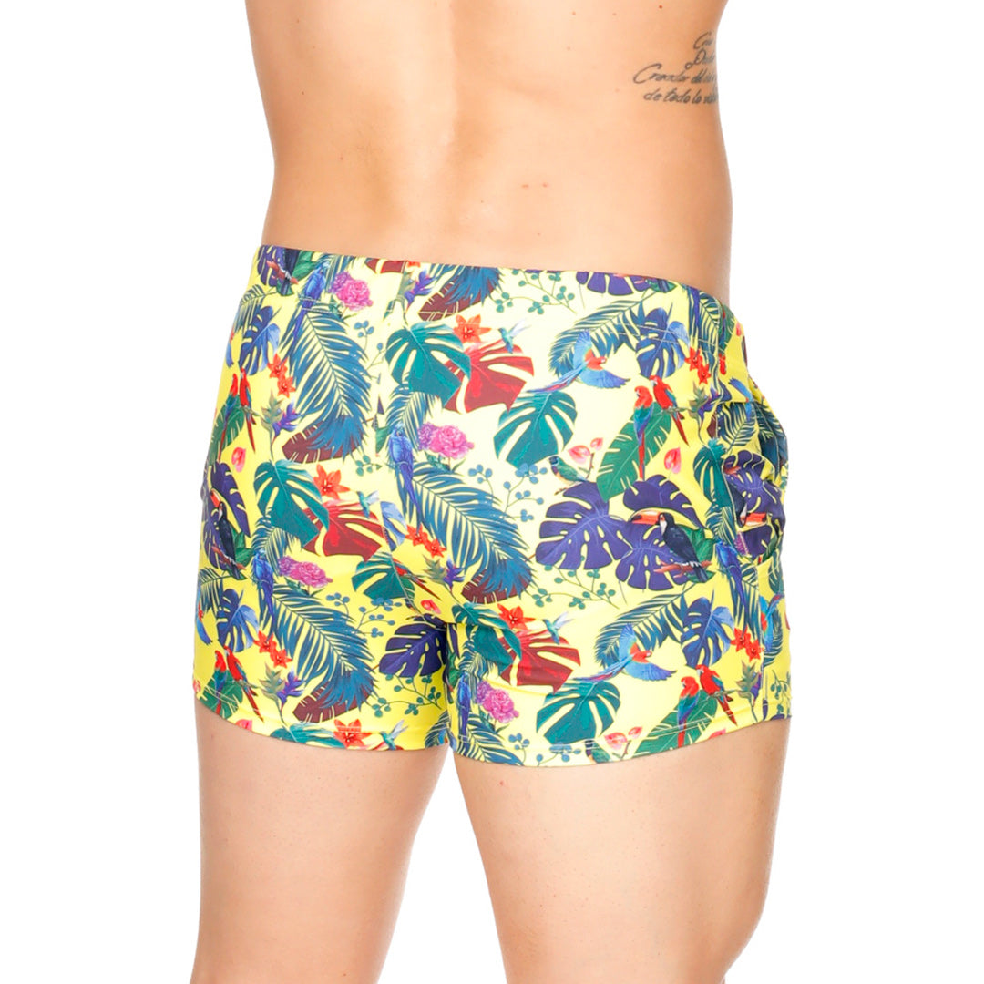 MACAWS YELLOW BEACHWEAR