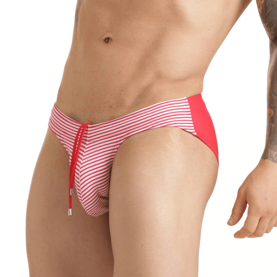 MARINE RED SWIM BRIEF - Gigo Underwear