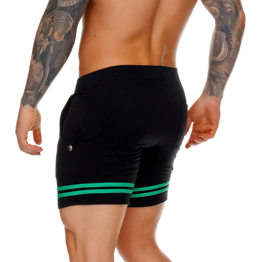 Medieval Green Short front view by Gigo Underwear