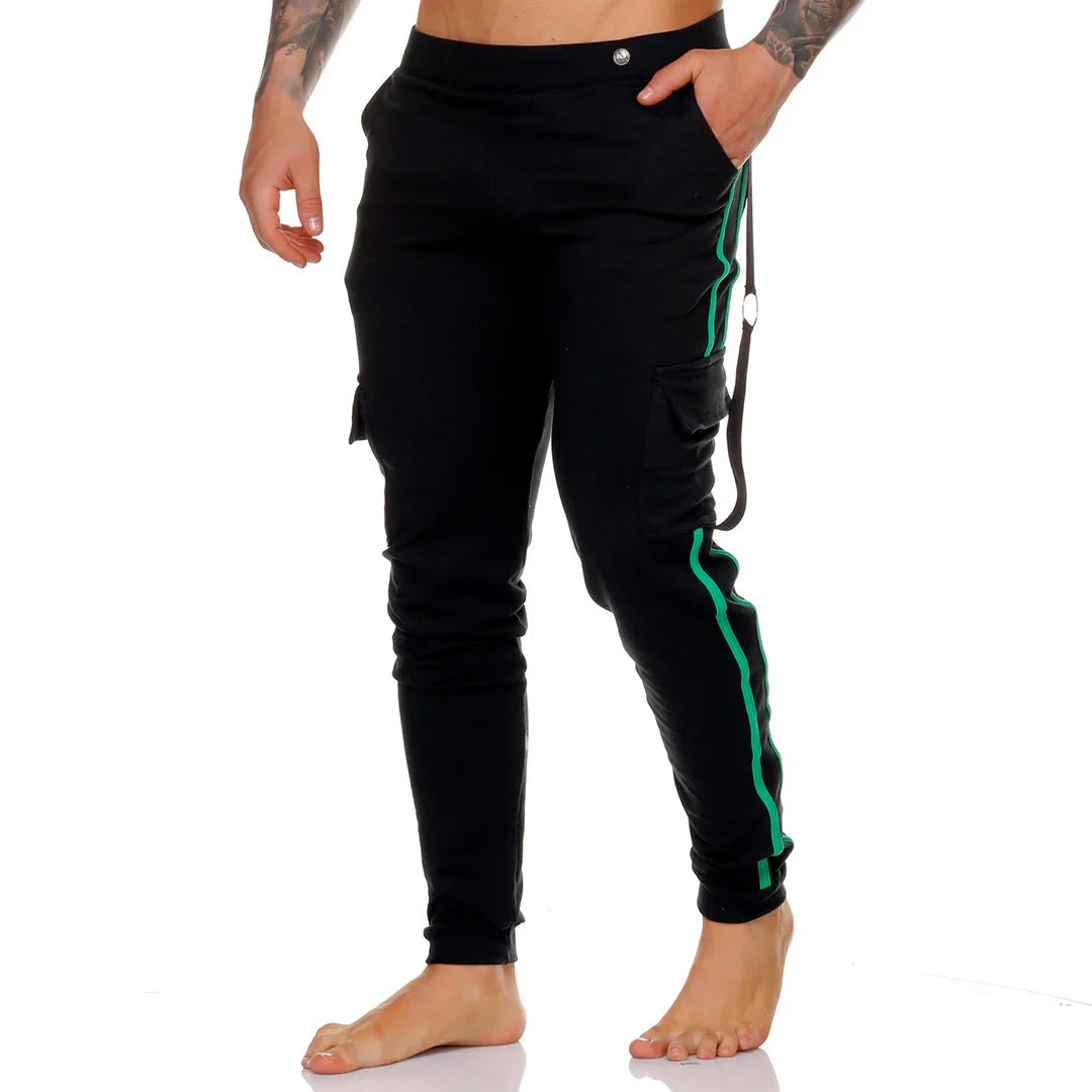 Medieval Green Sportpants front view by Gigo Underwear