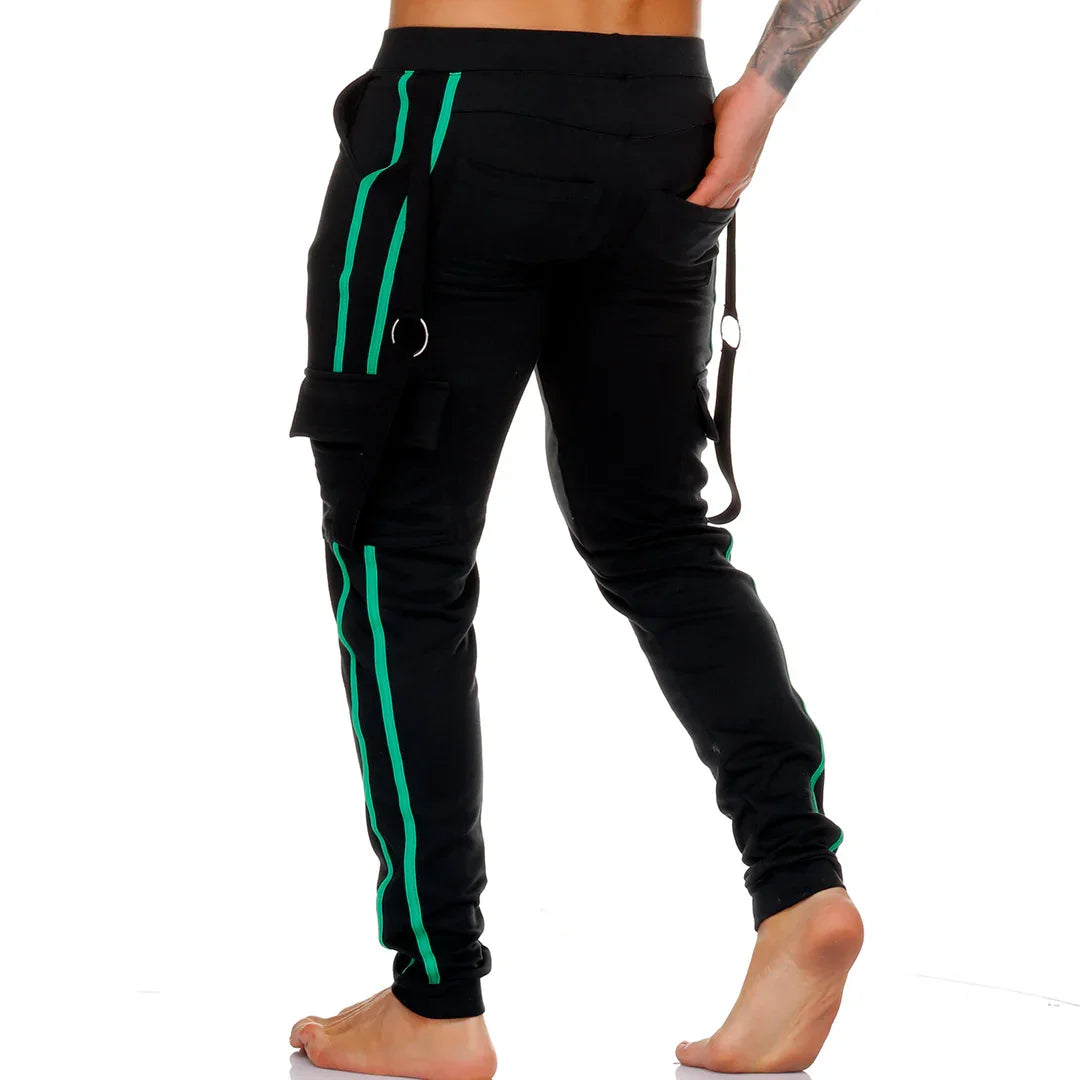 Medieval Green Sportpants back view by Gigo Underwear