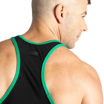 Misty Green Tank on model by Gigo Underwear