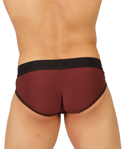 MIX WINE BRIEF - Bold Men's Brief with Contrasting Waistband