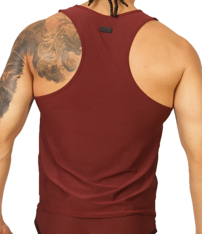 Mix Wine Tank back view by Gigo Underwear