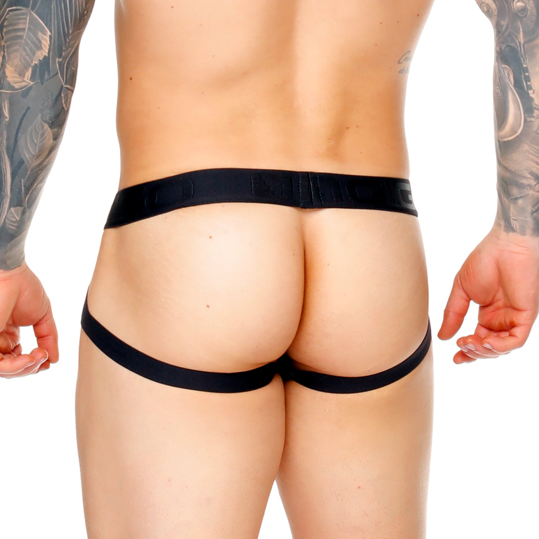 MOROCCO BLACK BRIEF JOCKSTRAP