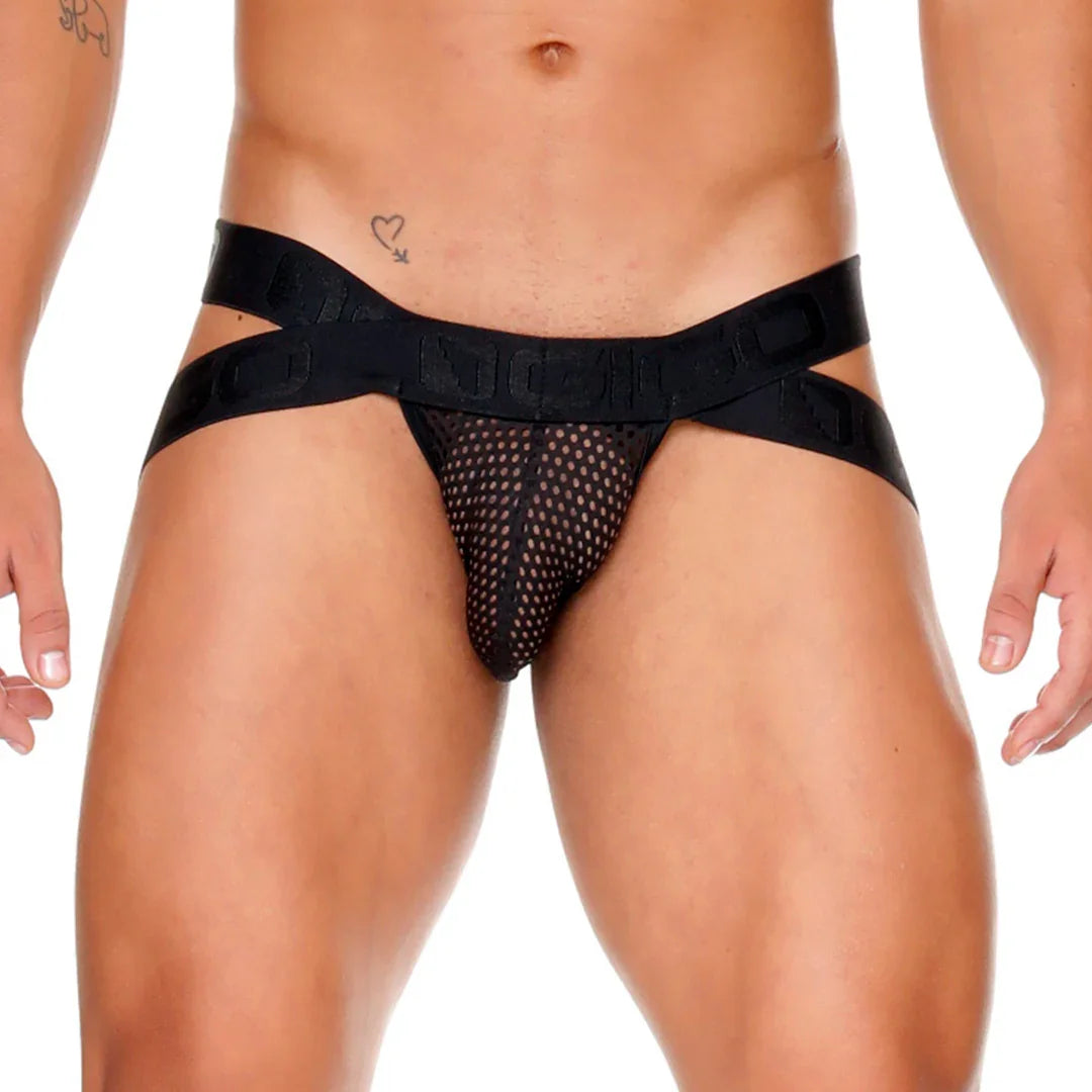 Morocco Black Jockstrap by Gigo Underwear