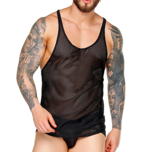 MOROCCO BLACK TANK - Gigo Underwear & MensWear