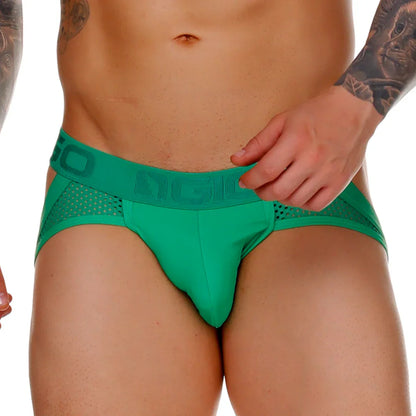 Morocco Green Brief Jockstrap back view by Gigo Underwear