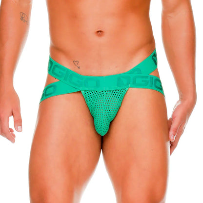 Morocco Green Jockstrap by Gigo Underwear