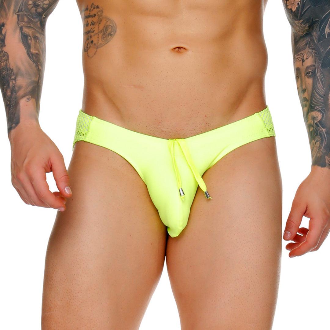 MOROCCO YELLOW SWIM BRIEF - Gigo Underwear