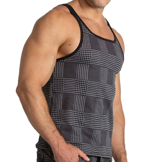 Mountain Black Tank by Gigo Underwear