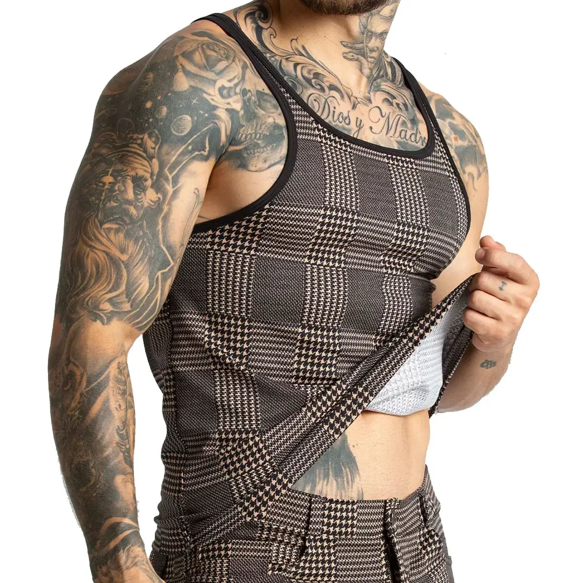 Mountain Brown Tank by Gigo Underwear