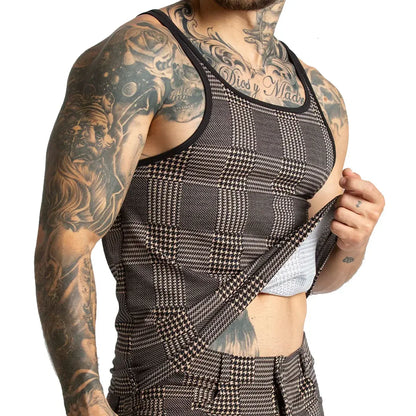 Mountain Brown Tank by Gigo Underwear
