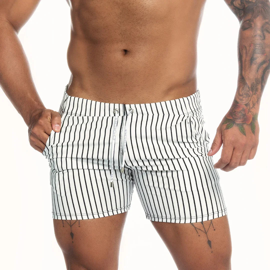 Naval White Beachwear by Gigo Underwear