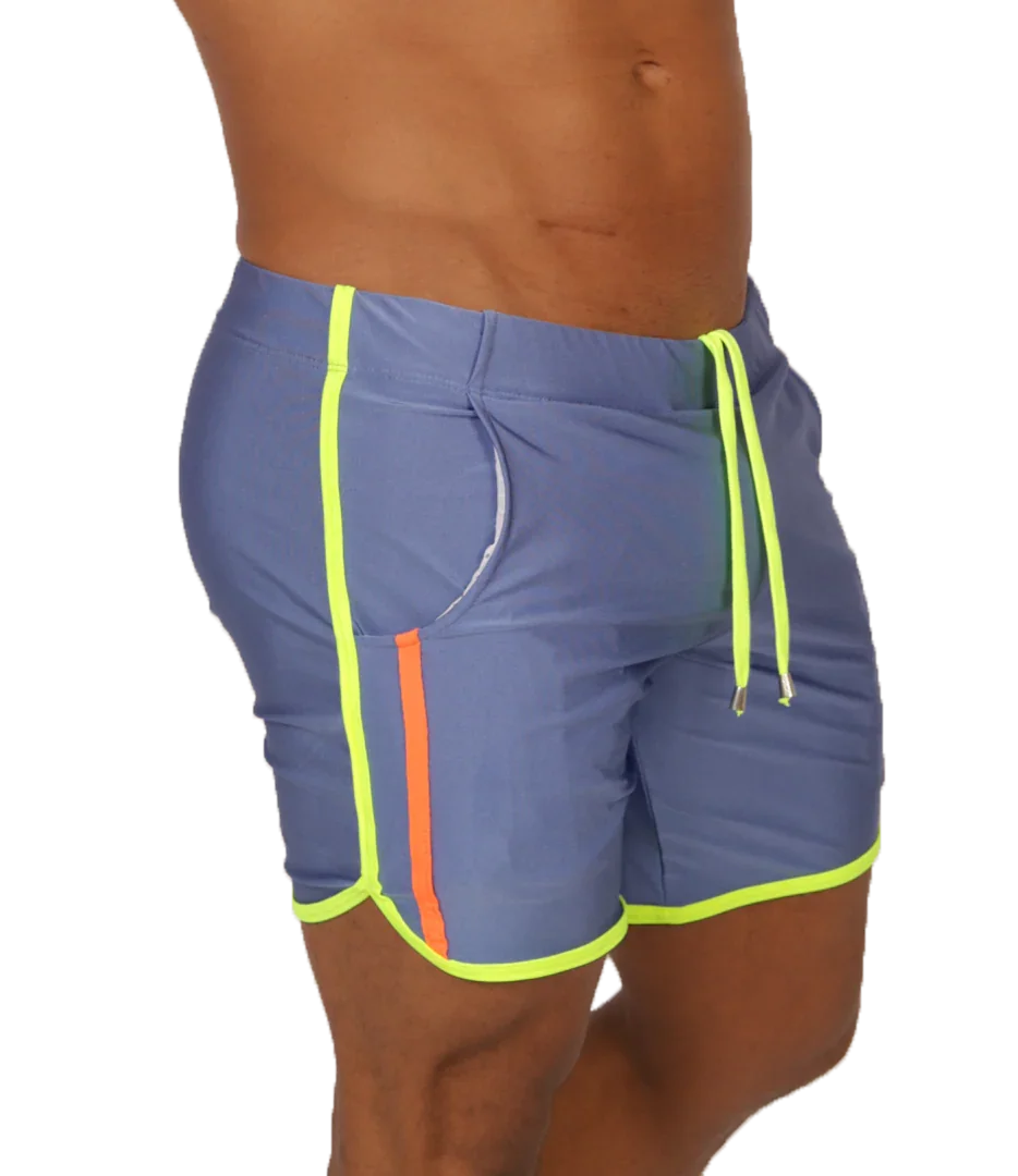 Nice Blue Beachwear front view by Gigo Underwear