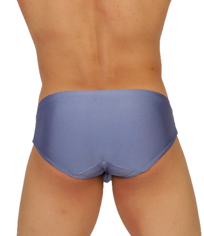 Nice Blue Swimbrief back view by Gigo Underwear