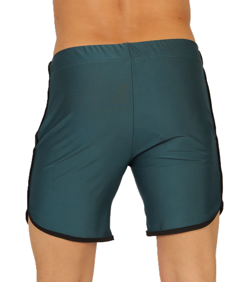 Nice Green Beachwear back view by Gigo Underwear