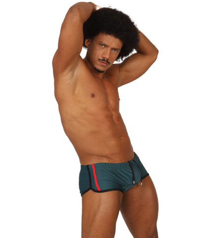 NICE GREEN SWIM TRUNK - Gigo Underwear & MensWear