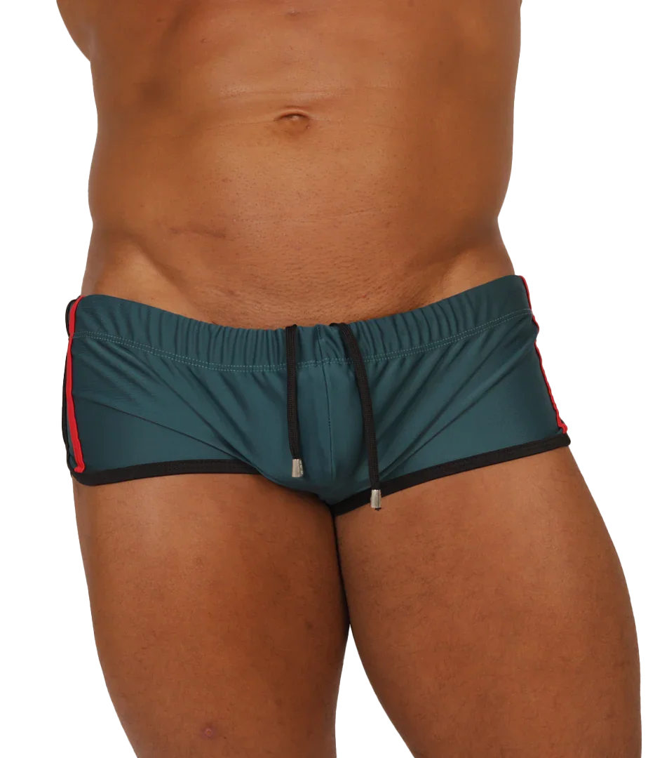 Nice Green Swim Trunk by Gigo Underwear