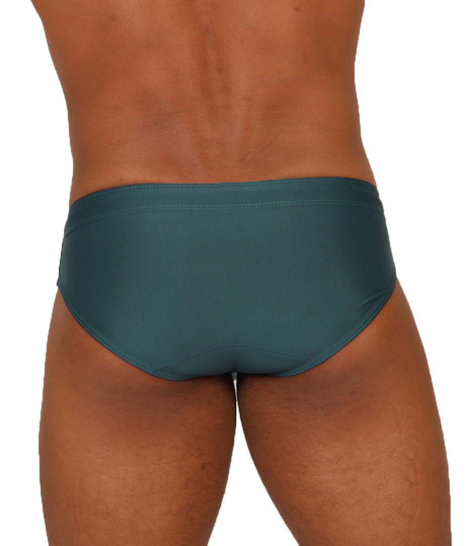 NICE GREEN SWIMBRIEF - Gigo Underwear & MensWear