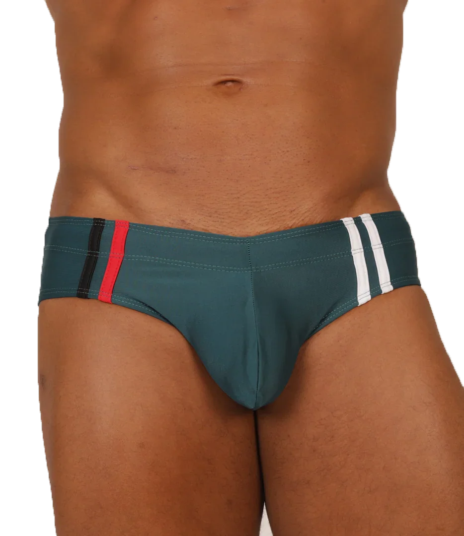 Nice Green Swimbrief by Gigo Underwear