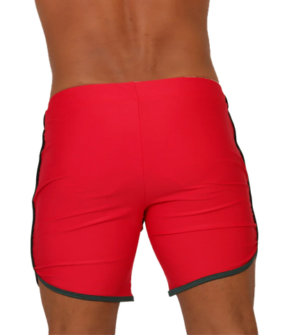 Nice Red Beachwear back view by Gigo Underwear