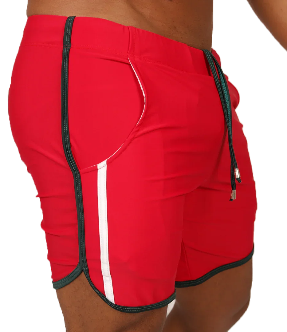 Nice Red Beachwear front view by Gigo Underwear