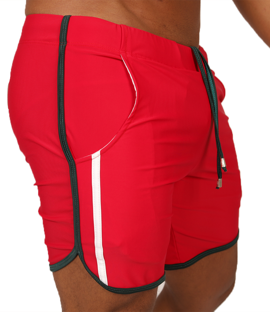 NICE RED BEACHWEAR - Gigo Underwear & MensWear