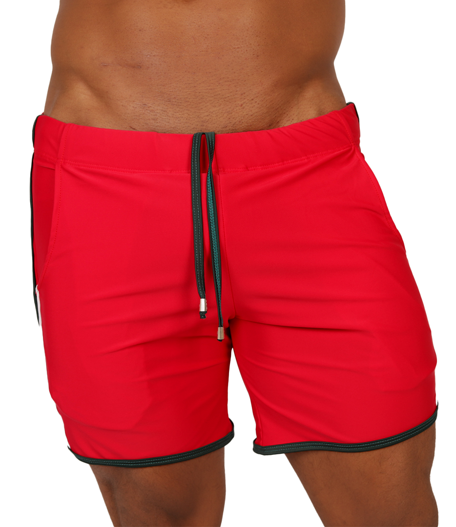 NICE RED BEACHWEAR - Gigo Underwear & MensWear