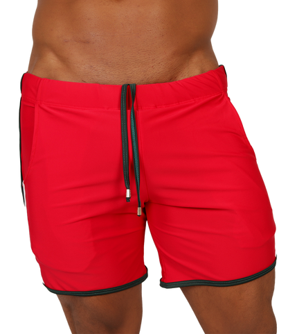 NICE RED BEACHWEAR - Gigo Underwear & MensWear