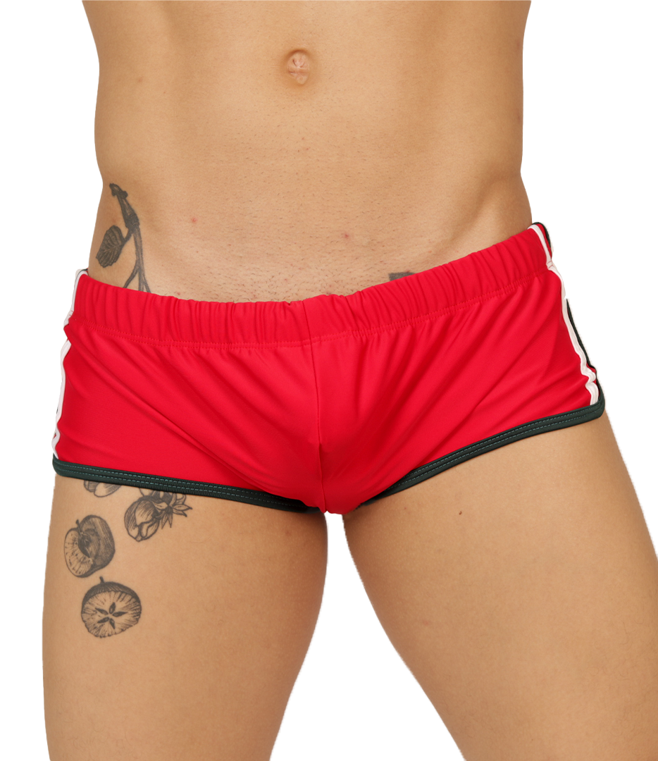 NICE RED SWIM TRUNK - Gigo Underwear & MensWear