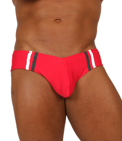 Nice Red Swimbrief by Gigo Underwear