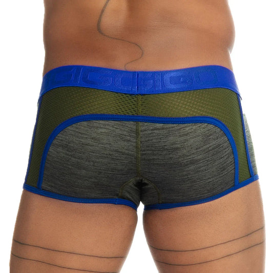 Nirvana Green Trunk front view by Gigo Underwear