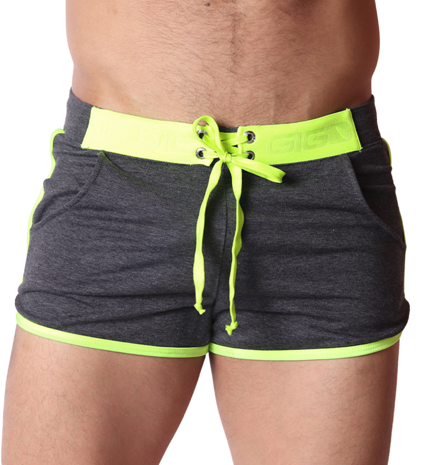 Nafts Gray Shorts by Gigo Underwear