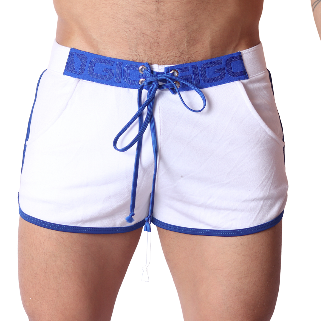 Nafts White Shorts by Gigo Underwear