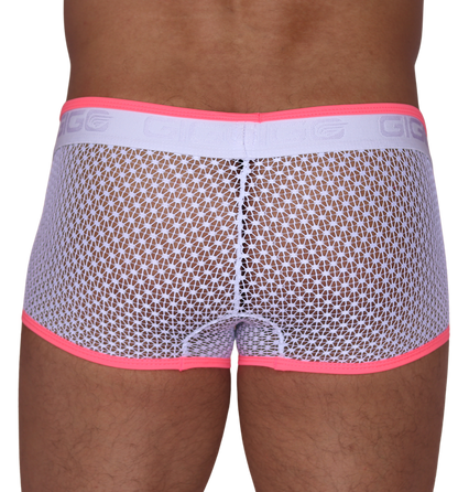 Net Fuchsia Trunk back view by Gigo Underwear