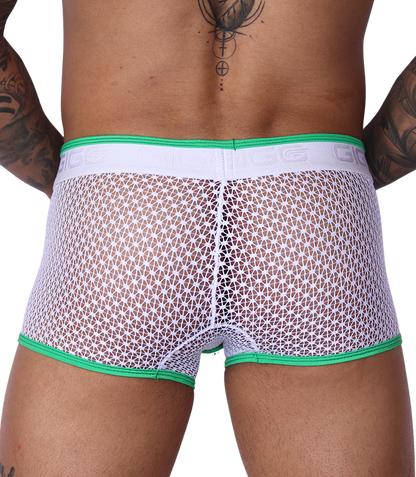 Net Green Trunk back view by Gigo Underwear