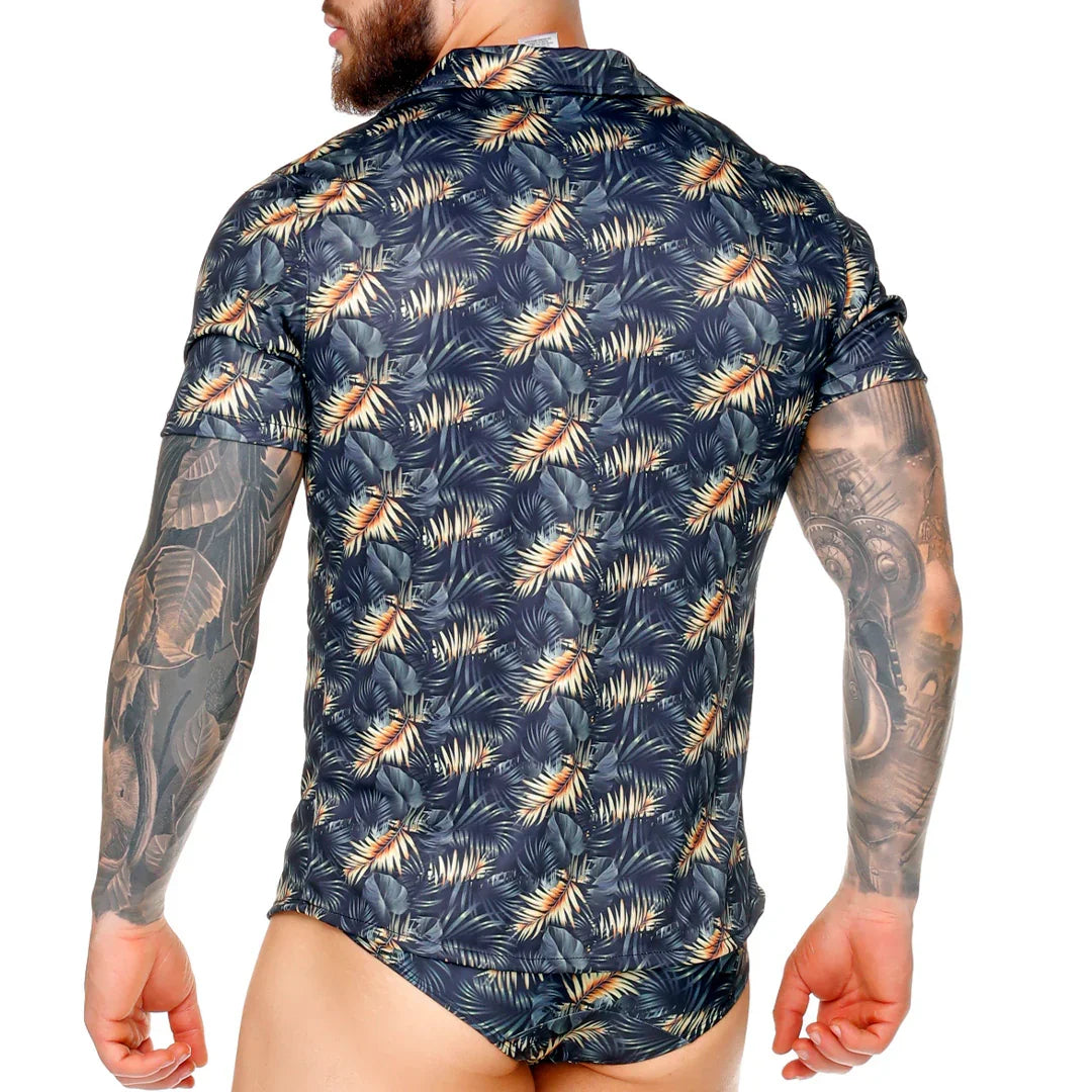 Palms Shirt back view by Gigo Underwear