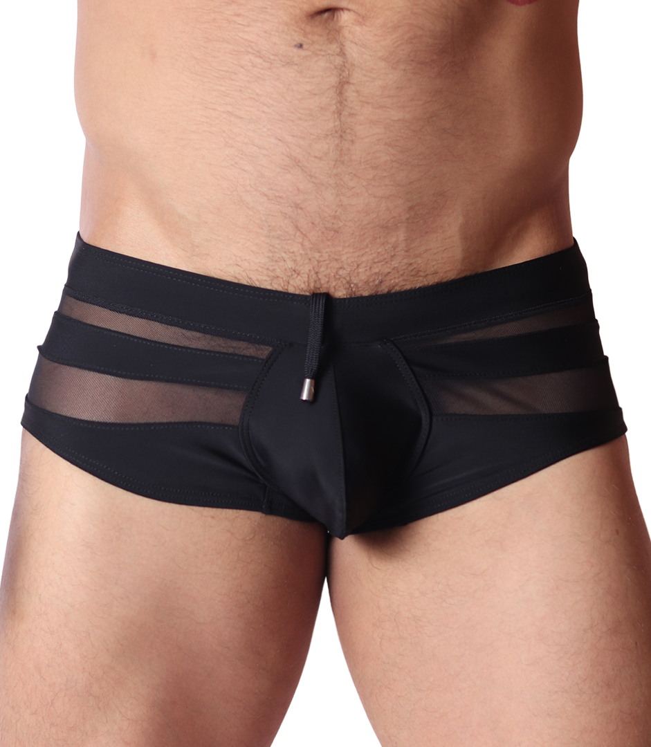 Panel Black Swim Brief by Gigo Underwear