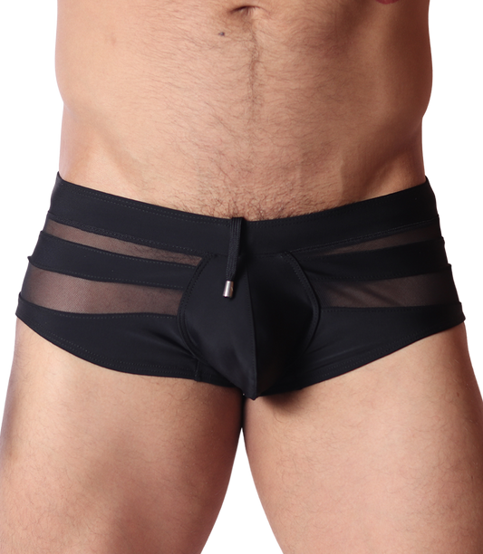 Panel Black Swim Brief by Gigo Underwear