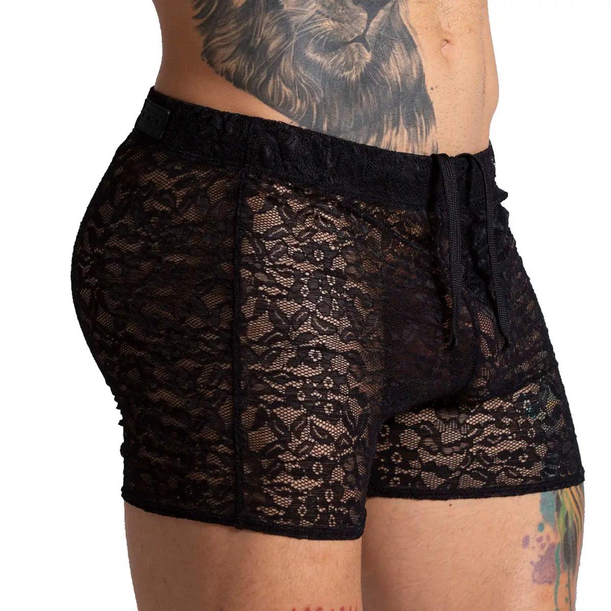 PARADISE BLACK HOTSHORT - Gigo Underwear