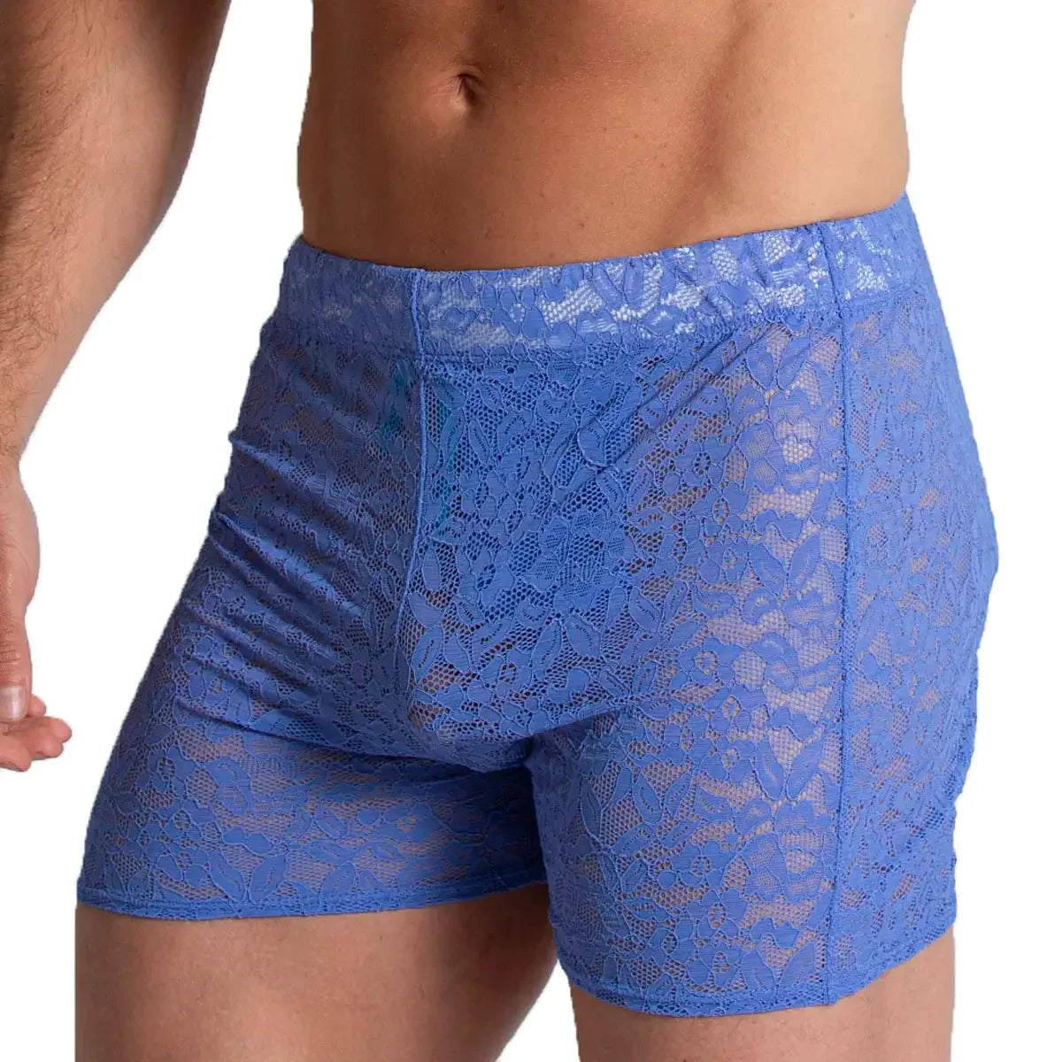 Paradise Blue Hotshort back view by Gigo Underwear