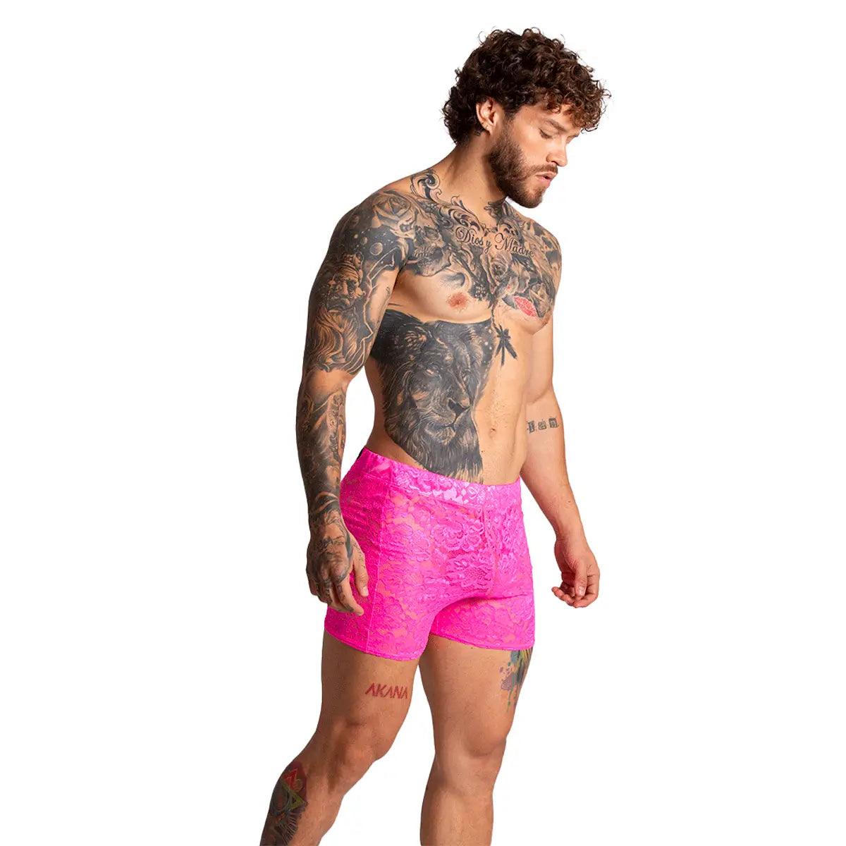 PARADISE FUCSHIA HOTSHORT - Gigo Underwear