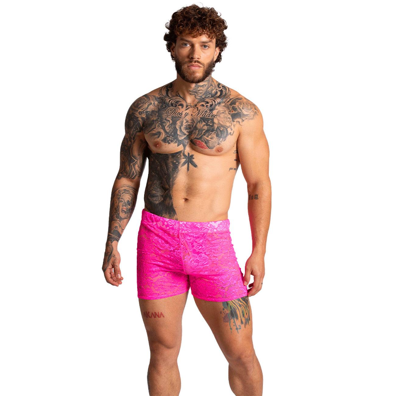 PARADISE FUCSHIA HOTSHORT - Gigo Underwear