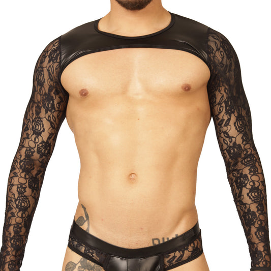 PASSIONE BLACK HARNESS - Men's Fetish Harness with Bold Design